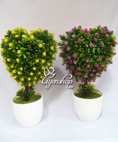 Cây trái tim Hoa giả, Hoa lụa đẹp, Cây trái tim