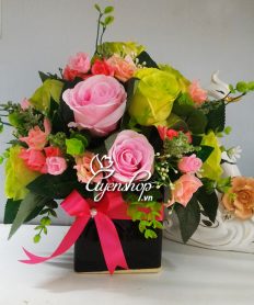 Hoa giả, Hoa lụa đẹp, Hoa hồng để bàn