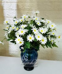 Hoa giả, Hoa lụa đẹp, Bình Hoa Cúc Họa Mi