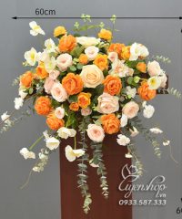 Hoa giả, Hoa lụa đẹp, Hoa Bục Nói Chuyện – Phát Biểu