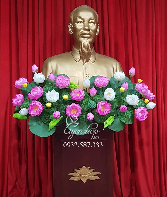 Zoom với Hoa Sen Tượng Bác Đẹp