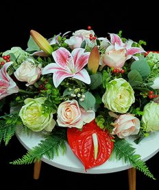 Hoa giả, Hoa lụa đẹp, Lãng Hoa Bàn Họp