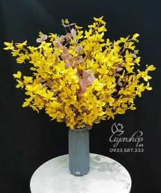 Hoa giả, Hoa lụa đẹp, Bình Hoa Mai Mỹ