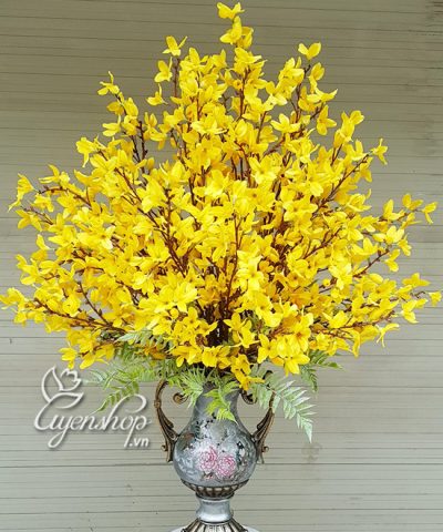 Bình Hoa Mai Mỹ Hoa giả, Hoa lụa đẹp, Bình Hoa Mai Mỹ