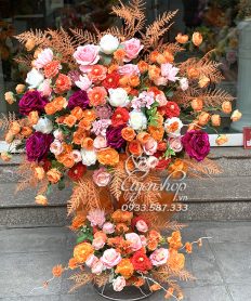 Hoa giả, Hoa lụa đẹp, Lãng hoa khai trương