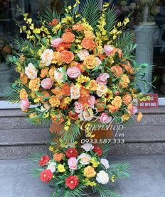 Hoa giả, Hoa lụa đẹp, Lãng hoa tặng khai trương