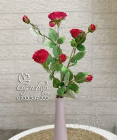 Hoa giả, Hoa lụa đẹp, LỌ HOA NHỎ ĐỂ BÀN