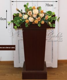 Hoa giả, Hoa lụa đẹp, HOA BỤC PHÁT BIỂU NHỎ