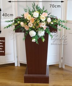 Hoa giả, Hoa lụa đẹp, Hoa Hội Nghị – Bục Phát Biểu