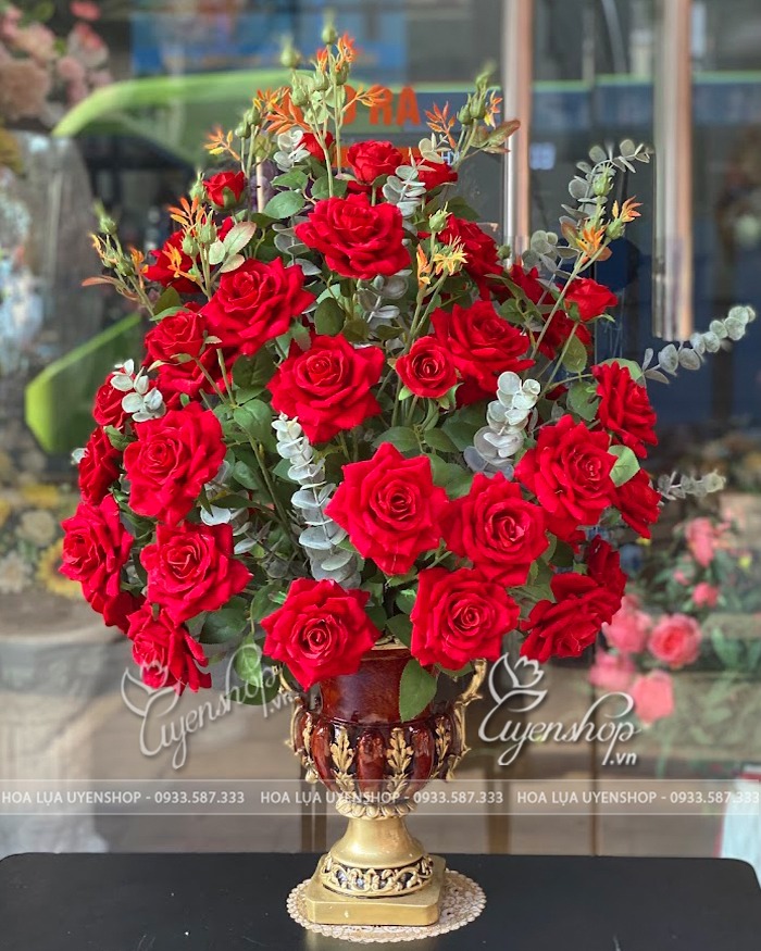 Zoom với LƯ HOA HỒNG NHUNG ĐỎ