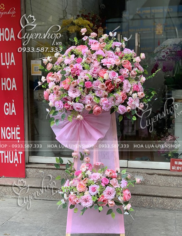 Zoom với LÃNG HOA 2 TẦNG – CHÚC MỪNG, KHAI TRƯƠNG