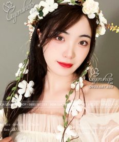 Hoa giả, Hoa lụa đẹp, VÒNG HOA ĐỘI ĐẦU