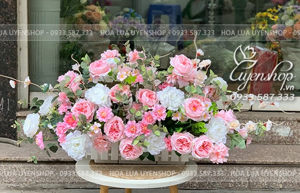 Zoom với HOA LỤA SỰ KIỆN, HỘI NGHỊ, SÂN KHẤU