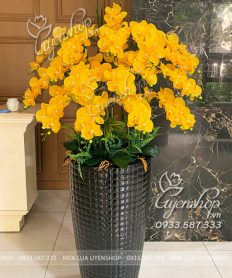 Hoa giả, Hoa lụa đẹp, BÌNH LAN HỒ ĐIỆP ĐẠI SẢNH LỚN
