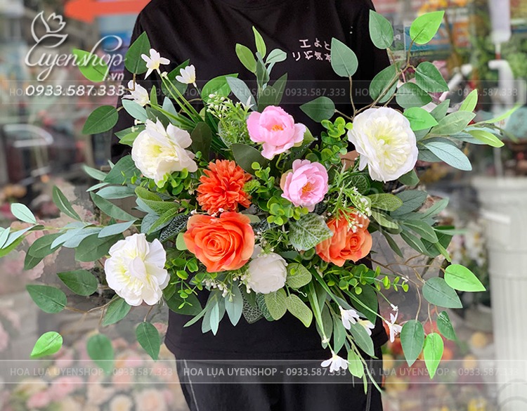 Zoom với HOA TRANG TRÍ BACKDROP SỰ KIỆN, TIỆC CƯỚI