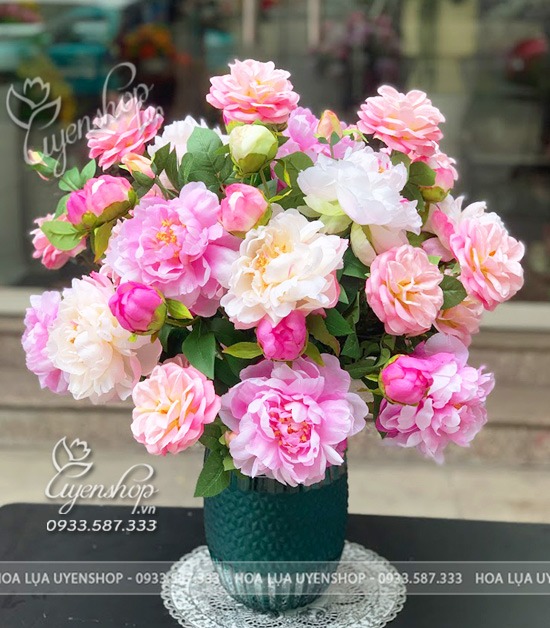 Zoom với BÌNH HOA MẪU ĐƠN PHÒNG KHÁCH