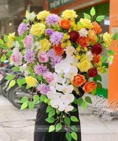 Hoa giả, Hoa lụa đẹp, LÃNG HOA LỤA NGHỆ THUẬT TRANG TRÍ BỤC PHÁT BIỂU