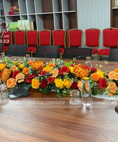 Hoa giả, Hoa lụa đẹp, LÃNG HOA PHÒNG HỌP LỚN